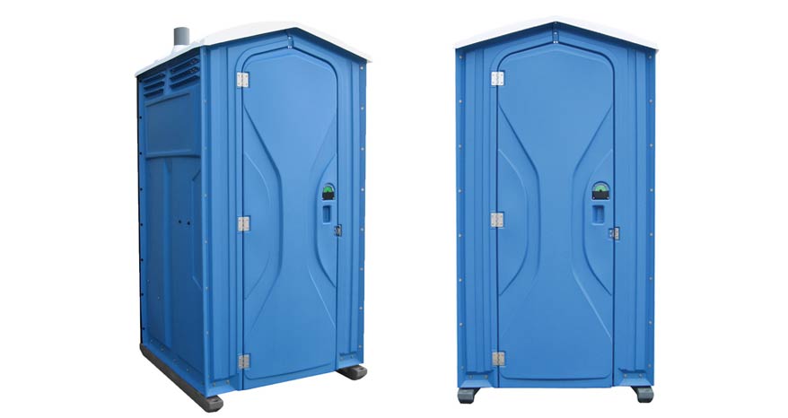 Long-term porta potty units on site in Derry, New Hampshire